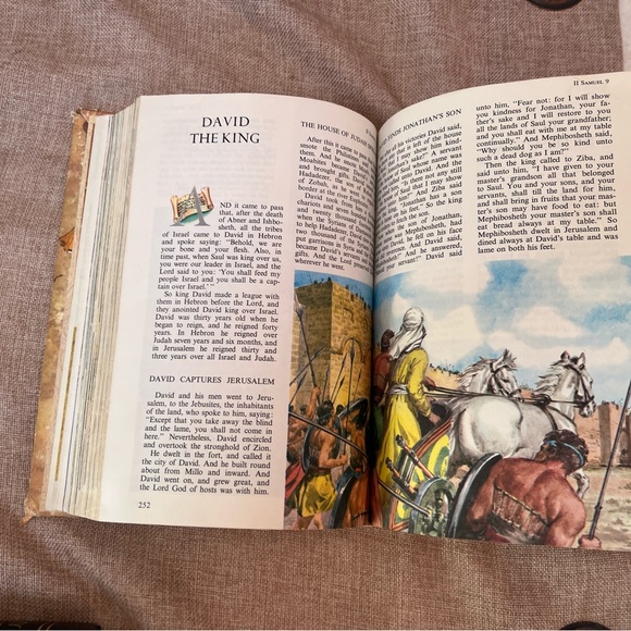 The Children's Bible Illustrated Stories Golden Press Vintage Hardcover 1965 - Picture 4 of 13